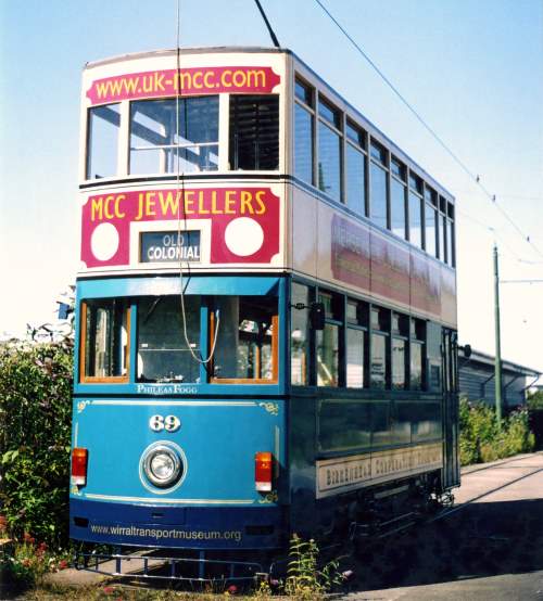 Birkenhead Wirral Heritage Tramway  69 built 1992
