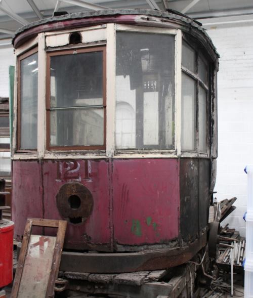 Nottingham Corporation Tramways  121 built 1908
