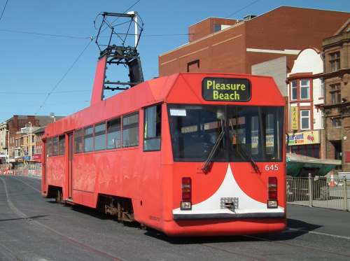 Blackpool Corporation Tramways  645 built 1987