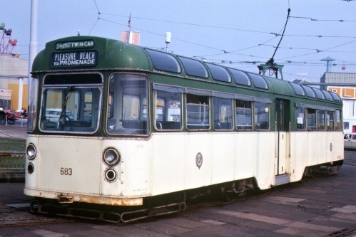 Blackpool Corporation Tramways  683 built 1960