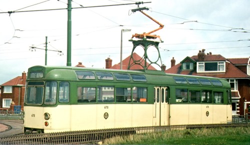 Blackpool Corporation Tramways  678 built 1935